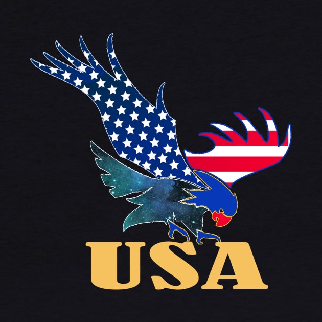 American eagle by Creation Cartoon